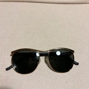 The Row Gold and Black Sunglasses